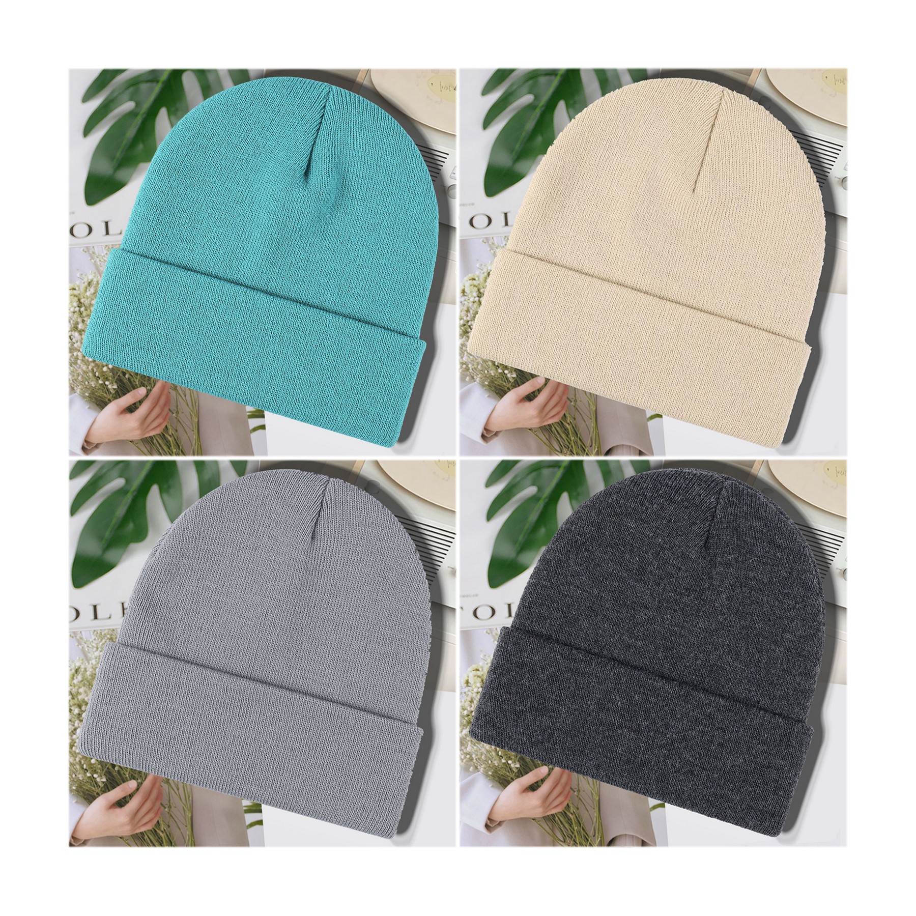 Winter Warm Knit Hat Ski 3