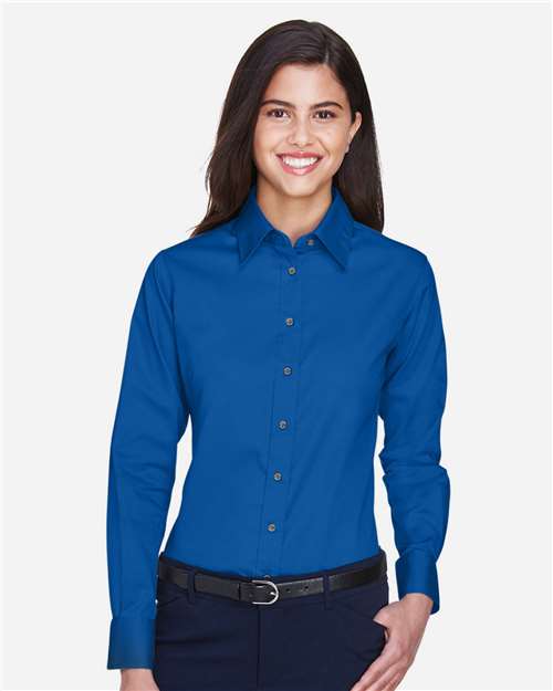 Women's Easy Blend™ Twill Dress Shirt with Stain-Release - M500W 45