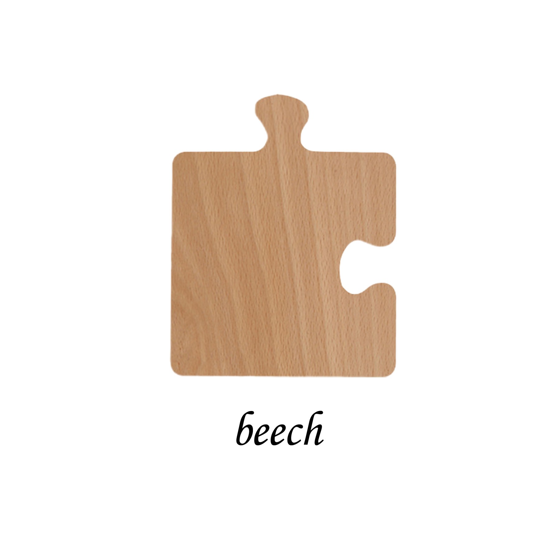 Black Walnut Wooden Puzzle-Shaped Coaster 7