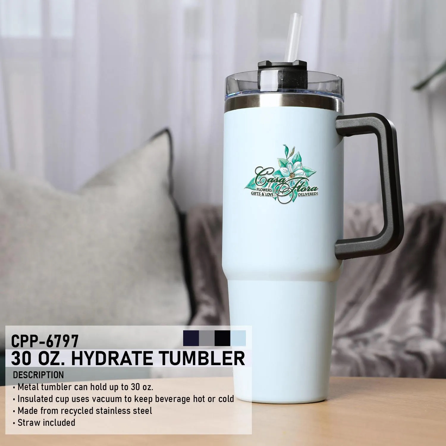 30 OZ. HYDRATE TUMBLER 6