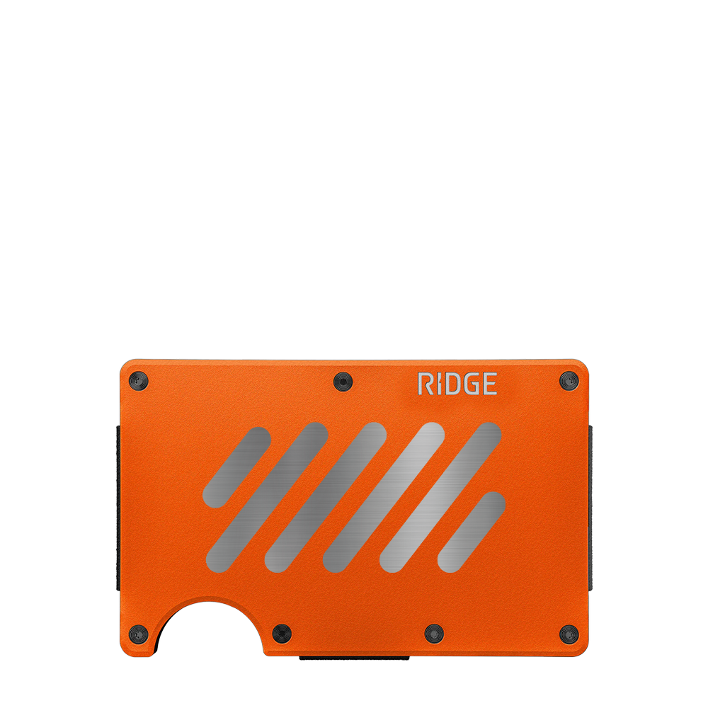 Ridge Wallet Aluminum w/ Cash Strap