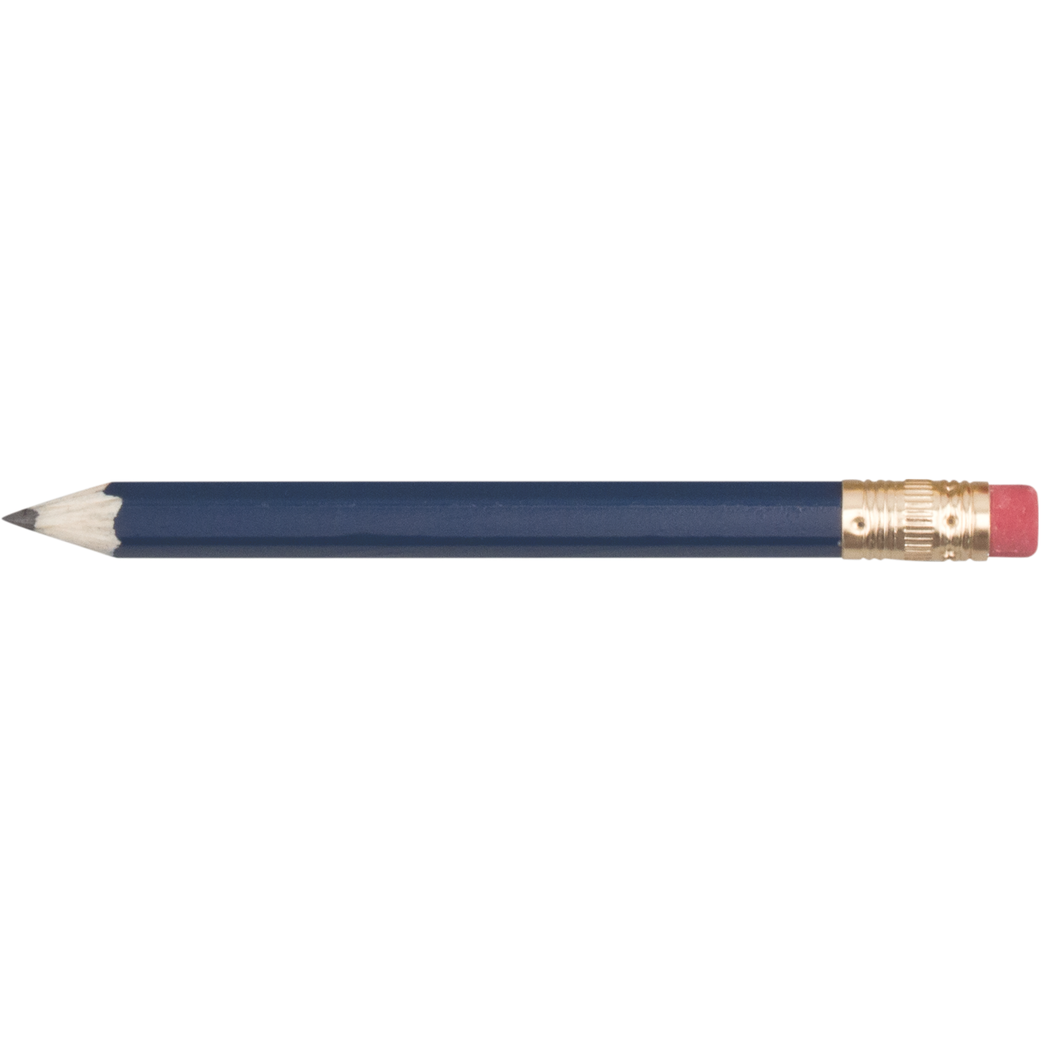 Hex Wooden Golf Pencil With Eraser 7