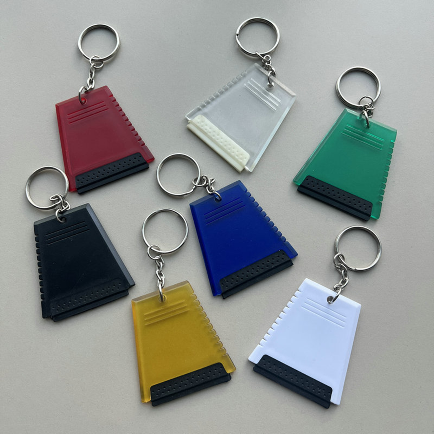 Mini Plastic Snow Scraper keychain 3