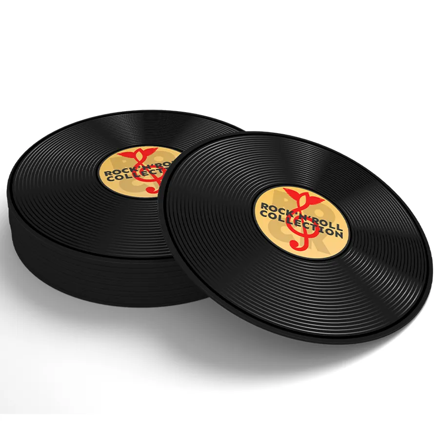 Soft Plastic Record Coaster 3