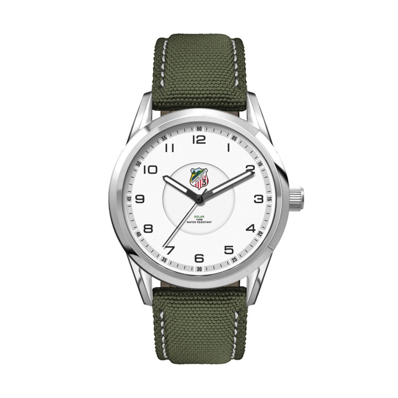 42MM, SS, SILVER CASE,  3-HAND "SOLAR" MVT