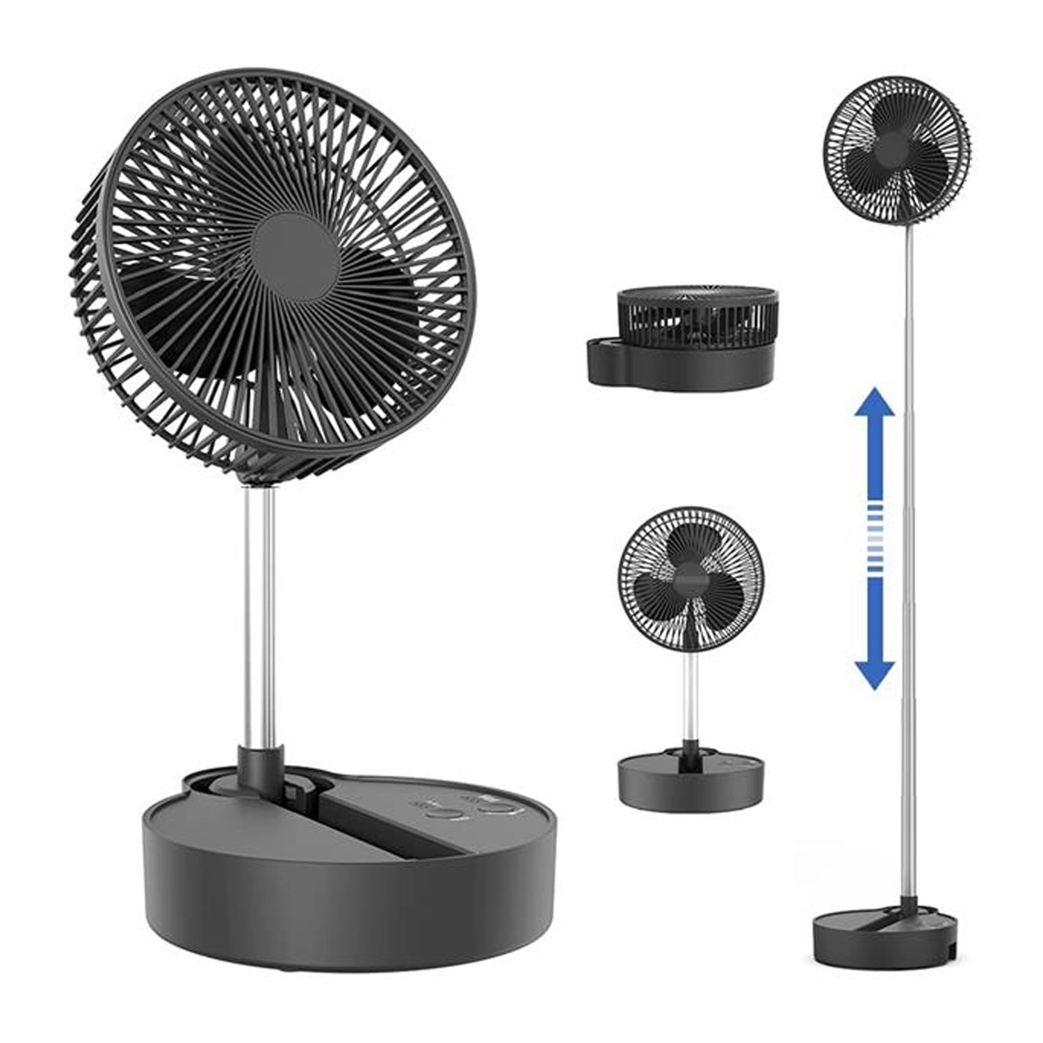 Foldable Adjustable Standing Fan 2