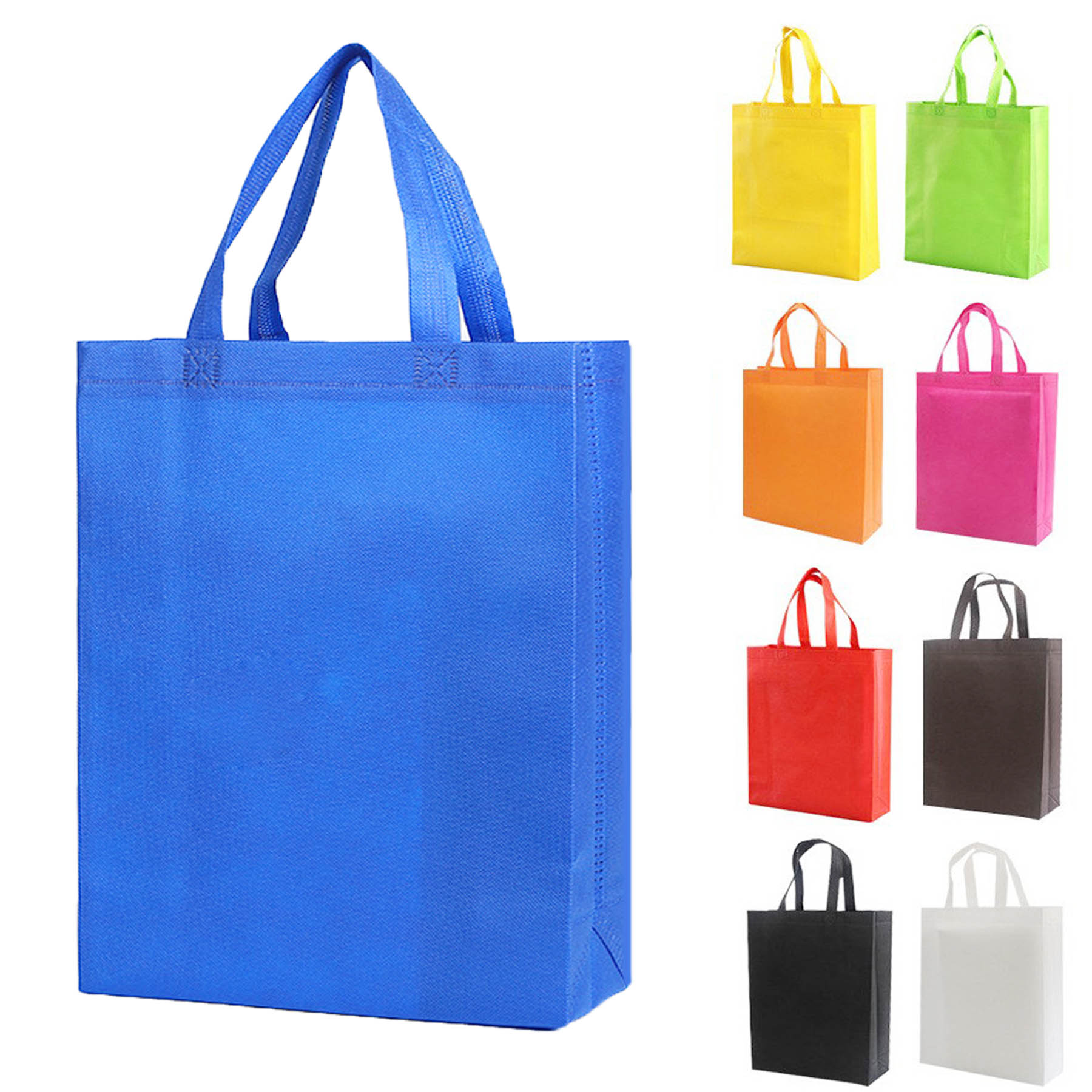 80gsm Nonwoven Shopping Handle Tote Bags 1