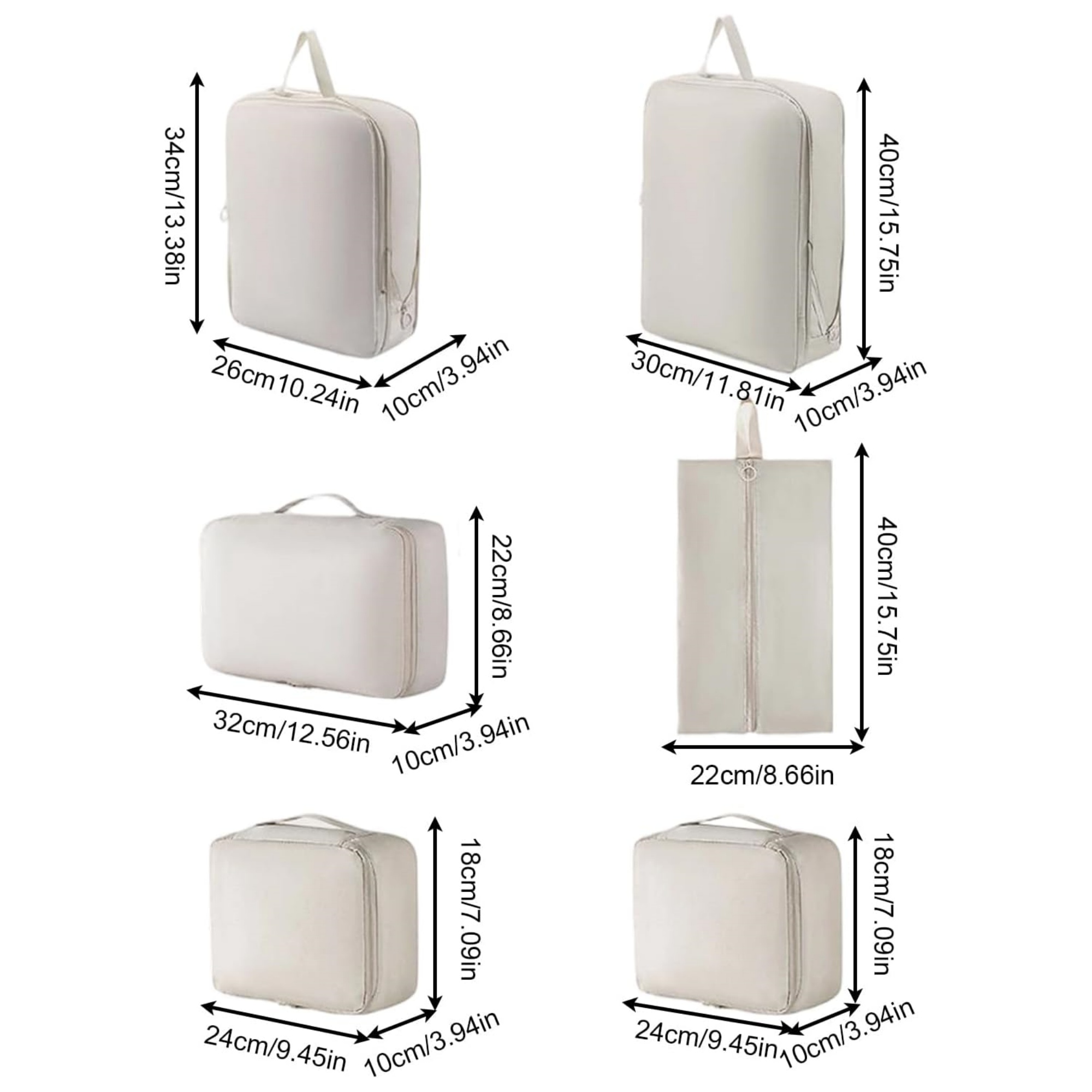 6 Pieces Luggage Packing Organizers Set 7