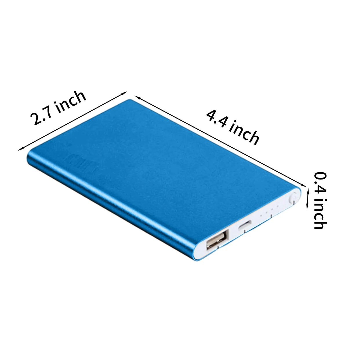 Aluminum 5000mAh Power Bank Portable Charger 1