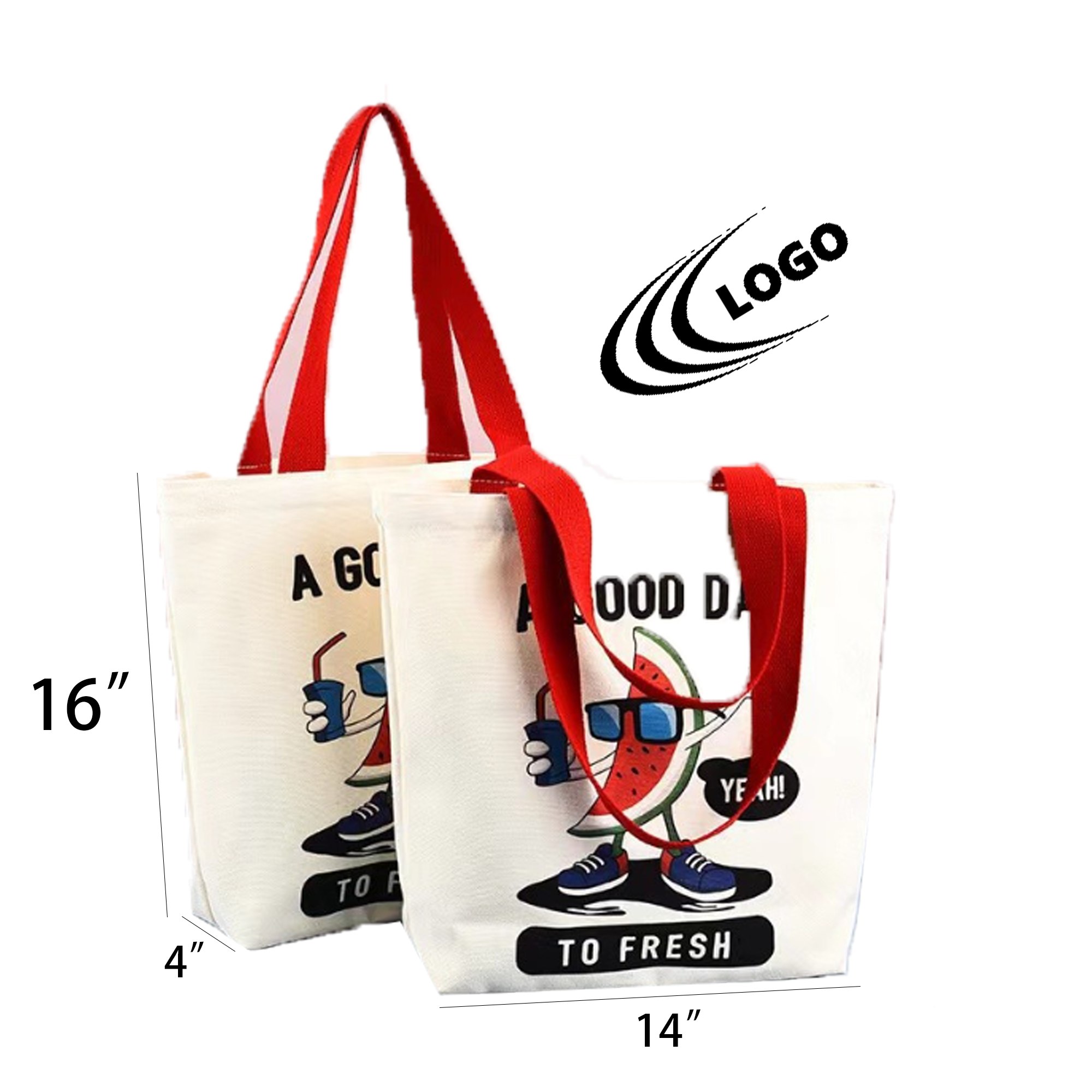 Everyday 10 Oz Cotton Canvas Tote Bag 1