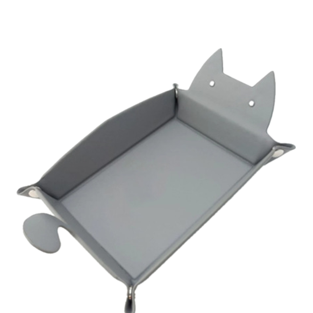 Purple Cat Pattern Leather Organizer 2