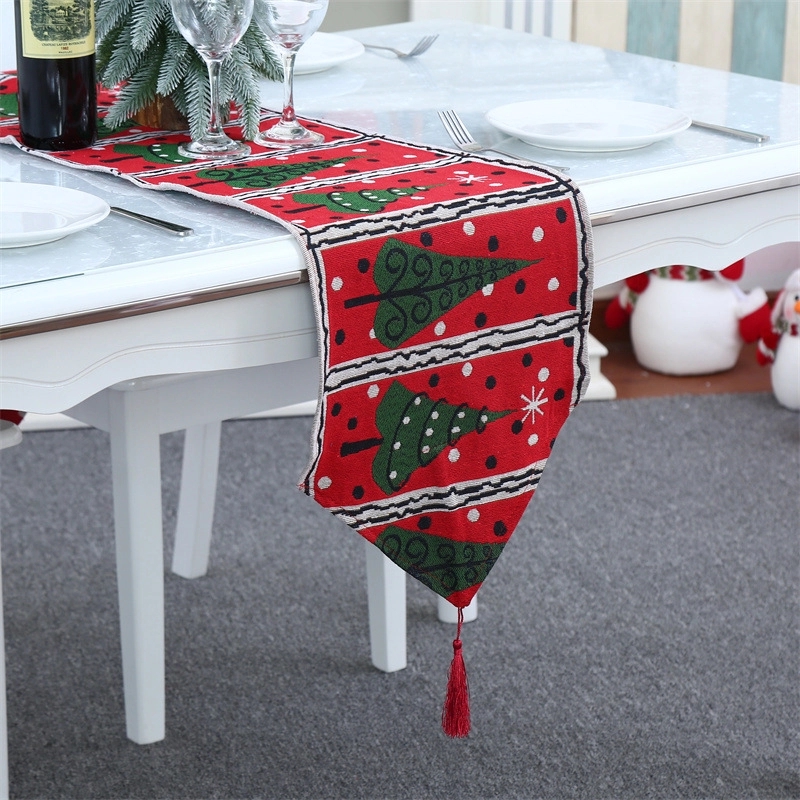 Christmas Knitted Cloth Table Runner 4