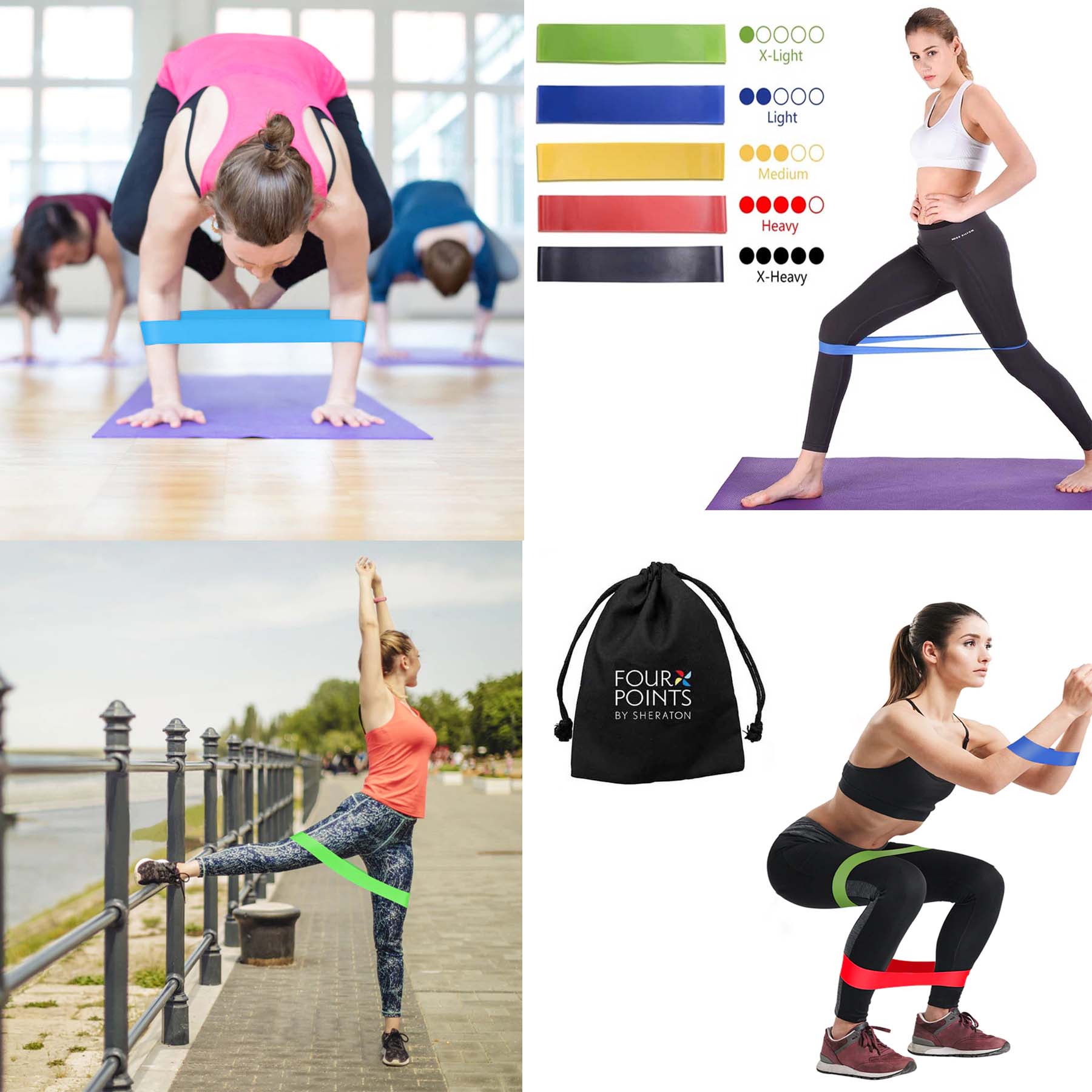 iBank ® Exercise Fitness Resistance Bands Set 1