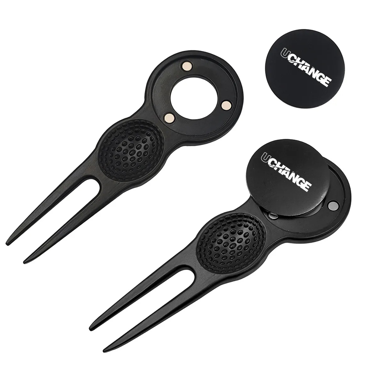 Golf Divot Repair Tool with Magnetic Ball Marker 3