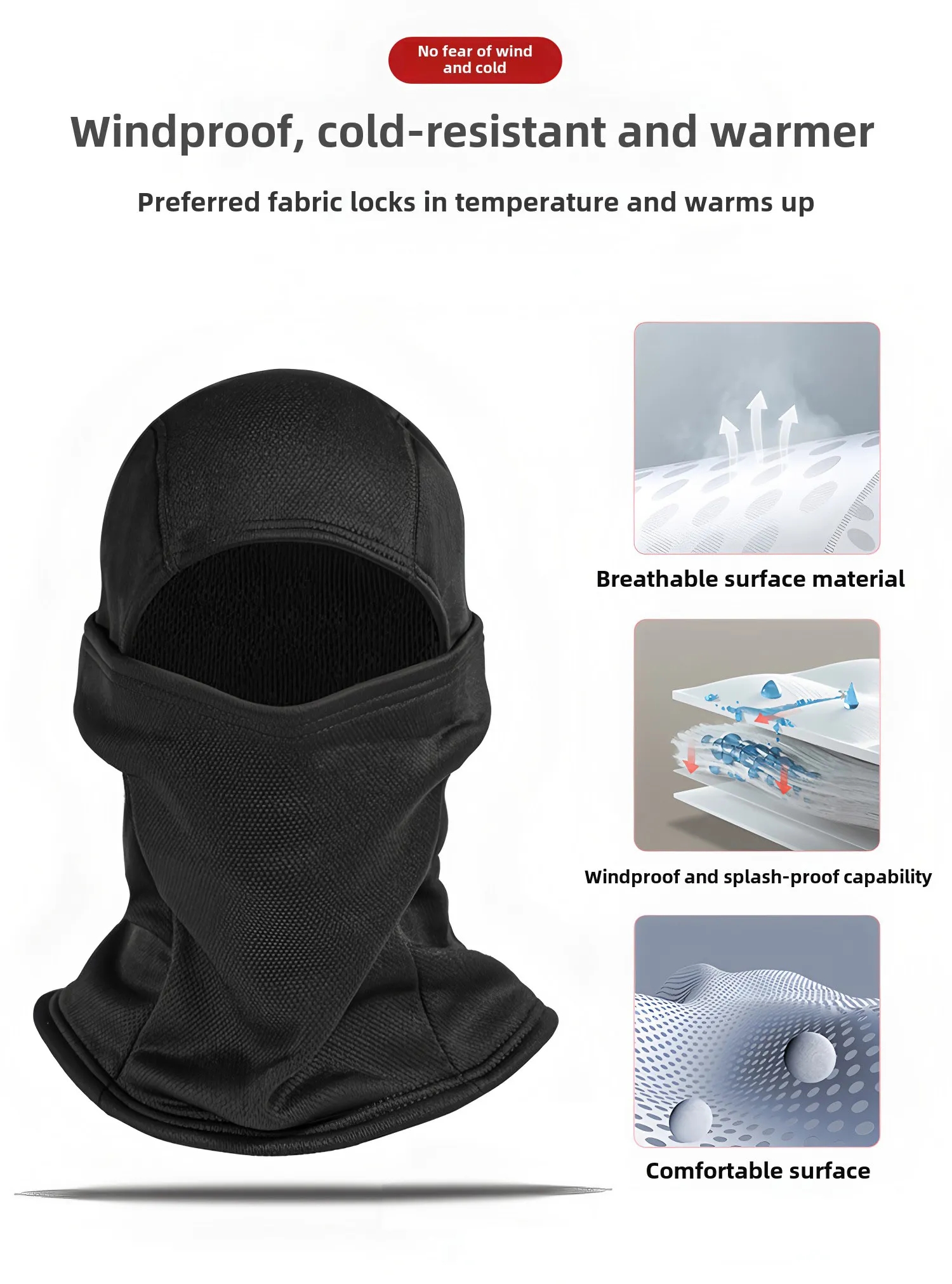 Polar Fleece Winter Balaclava Ski Mask 2