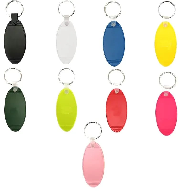 Oval Plastic Hotel Key Tags 9