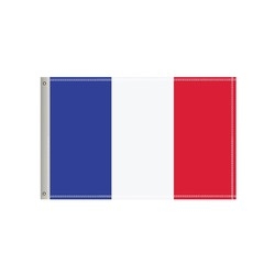 National Flag, France, Double-Sided - 96"W x 60"H 2