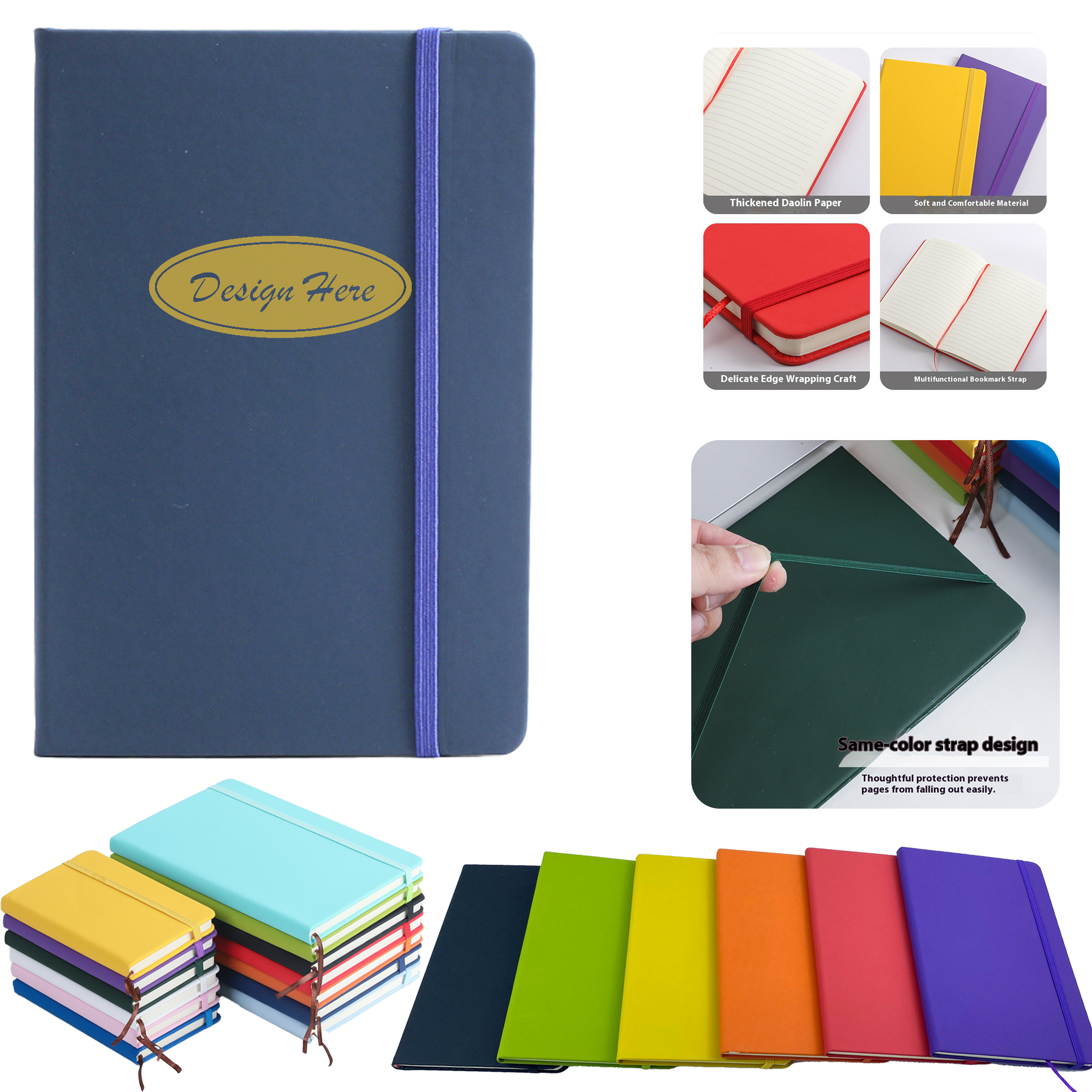 MOQ 30pcs Designer Hardcover Journal 1