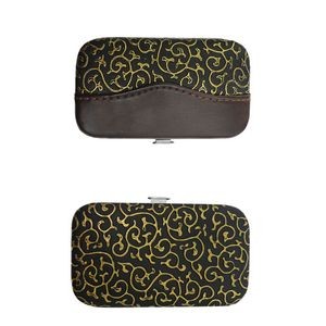 6 Pieces Manicure Set With Golden PU Leather Case 5