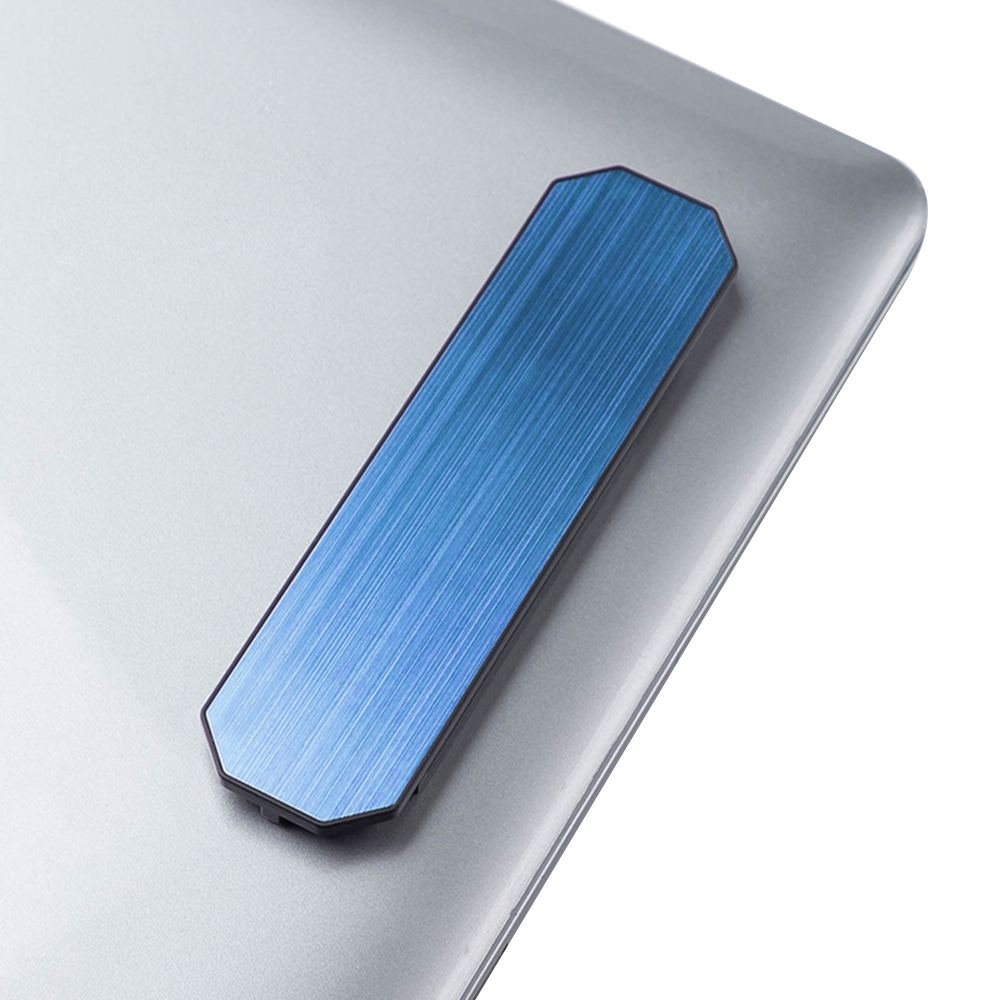 Striped portable plastic magnetic adhesive computer phone stand 7