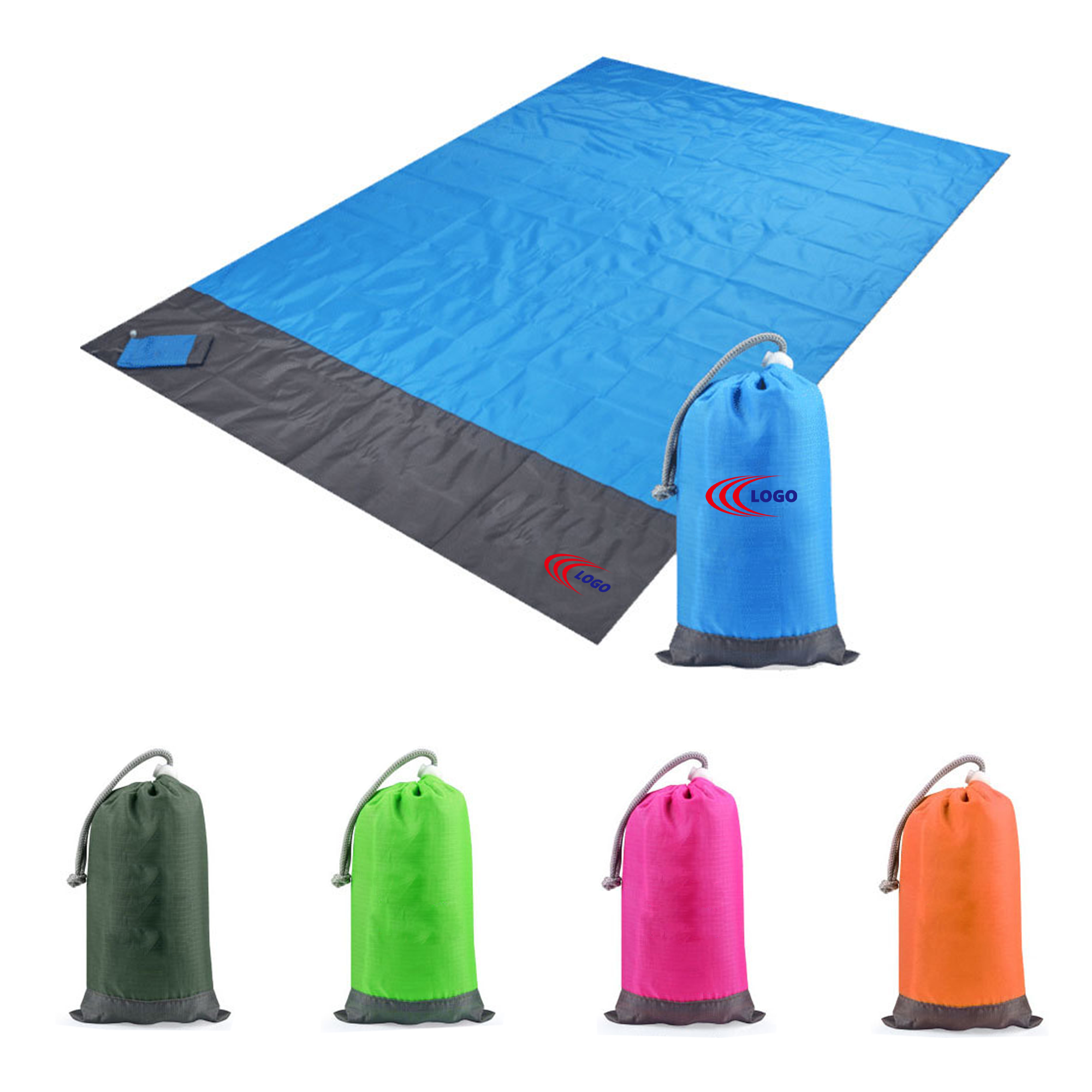 Waterproof Camping Mat 78x55 Inch - Pouch Included 1