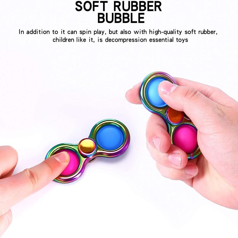 Double Bubbles Fidget Spinner Push Pop Sensory Fidget Toys 6