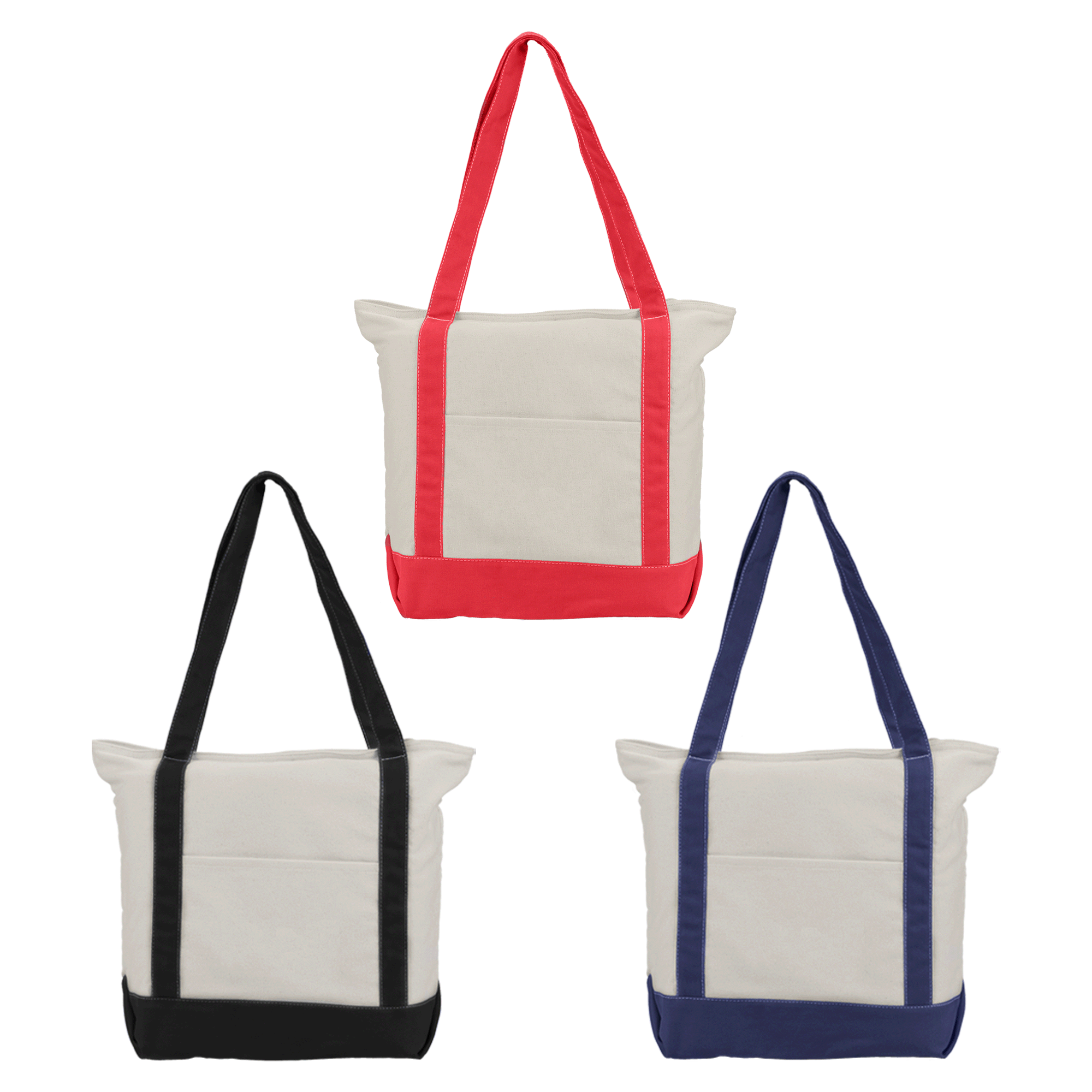 Zephyr - 12 oz. Cotton Canvas Tote Bag 3
