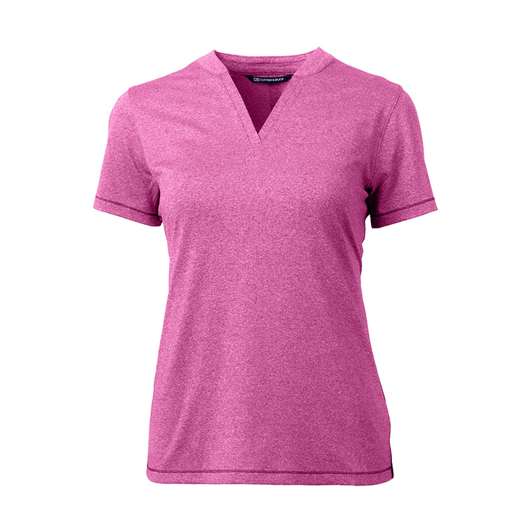 Cutter and Buck Ladies Forge Heather Stretch Blade Top 8