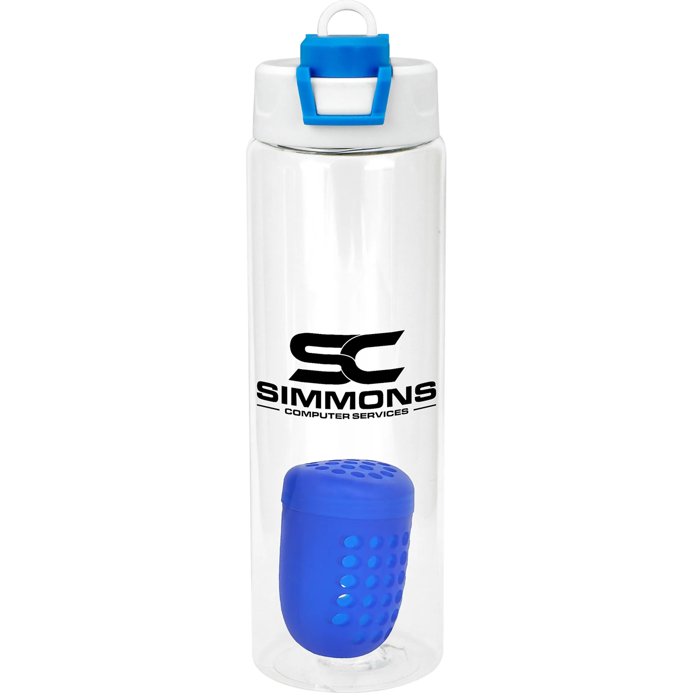 Two Tone Pop Up 24 oz. Recycled Bottle with Floating Infuser 14