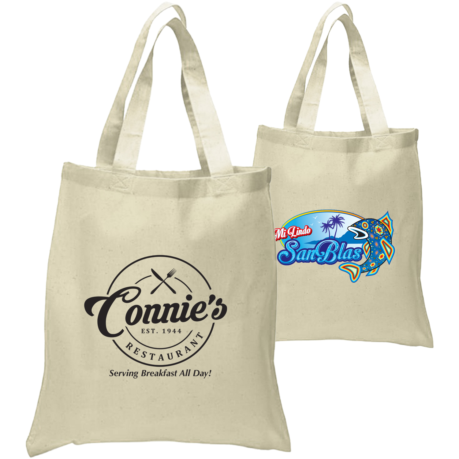6 Oz. Organic Cotton Canvas Tote Bag 3