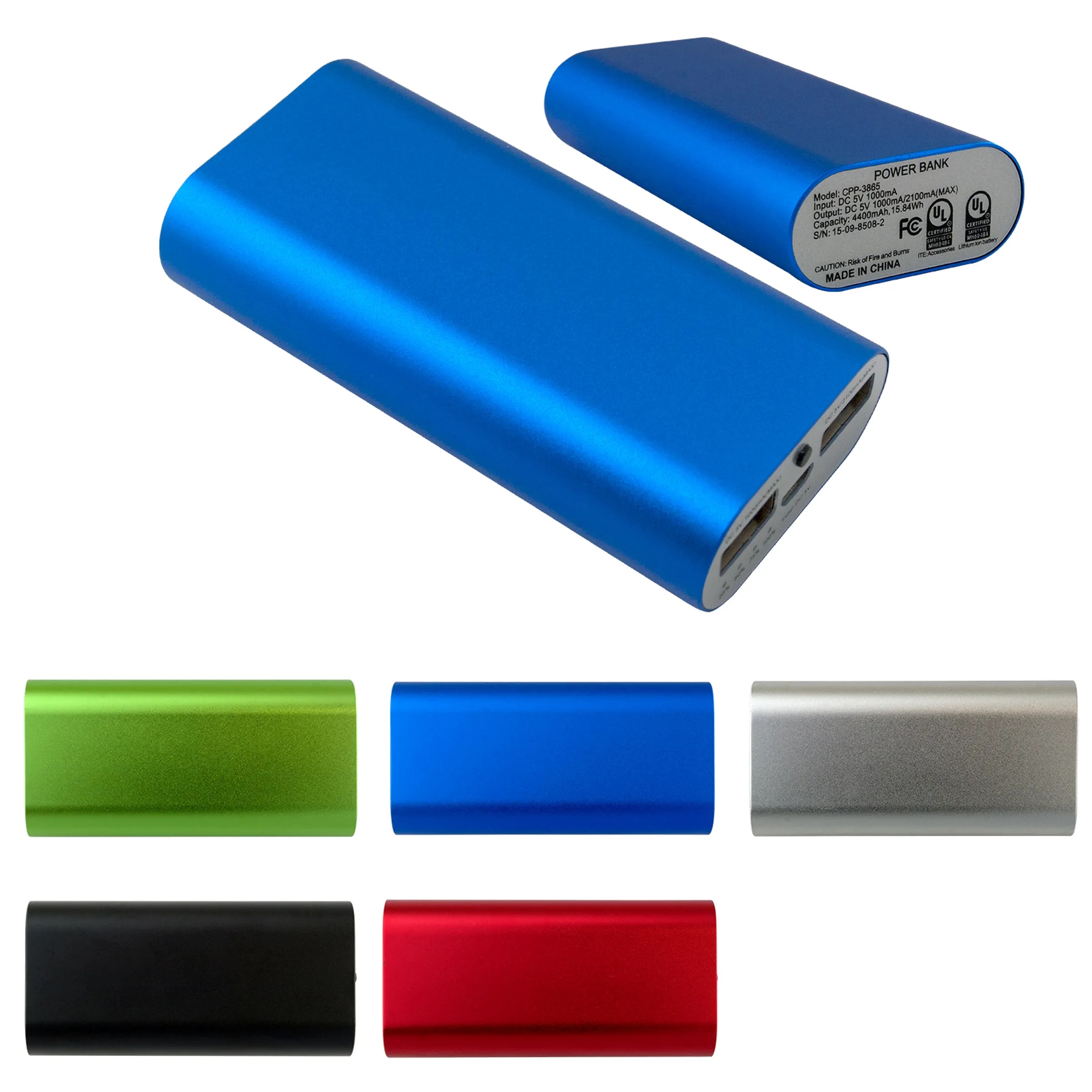 UL Brushed Metal Tablet Power Bank 10