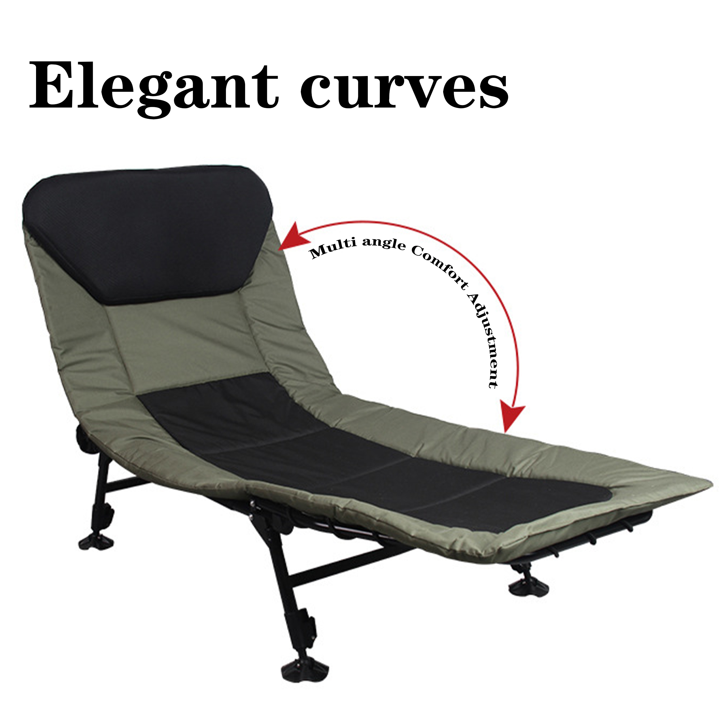 Iron Outdoor Leisure Folding Bed 5