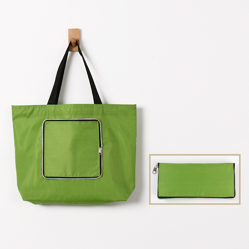 Portable Folding Five-Part Oxford Cloth Reusable Grocery Bags / Handles, custom tote bag with logo imprint 2