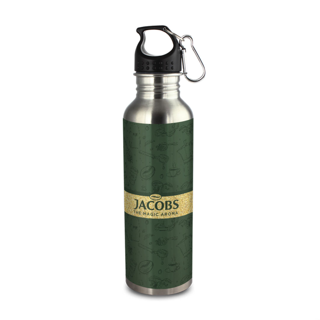 Wide Mouth Flair Bottle with Carabiner - 25oz 18