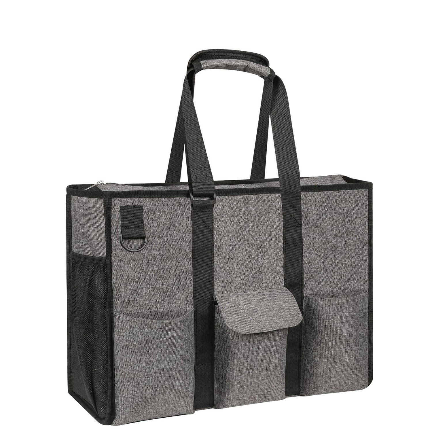 Women Large Waterproof Tote Bag w/ 12 Pockets 2