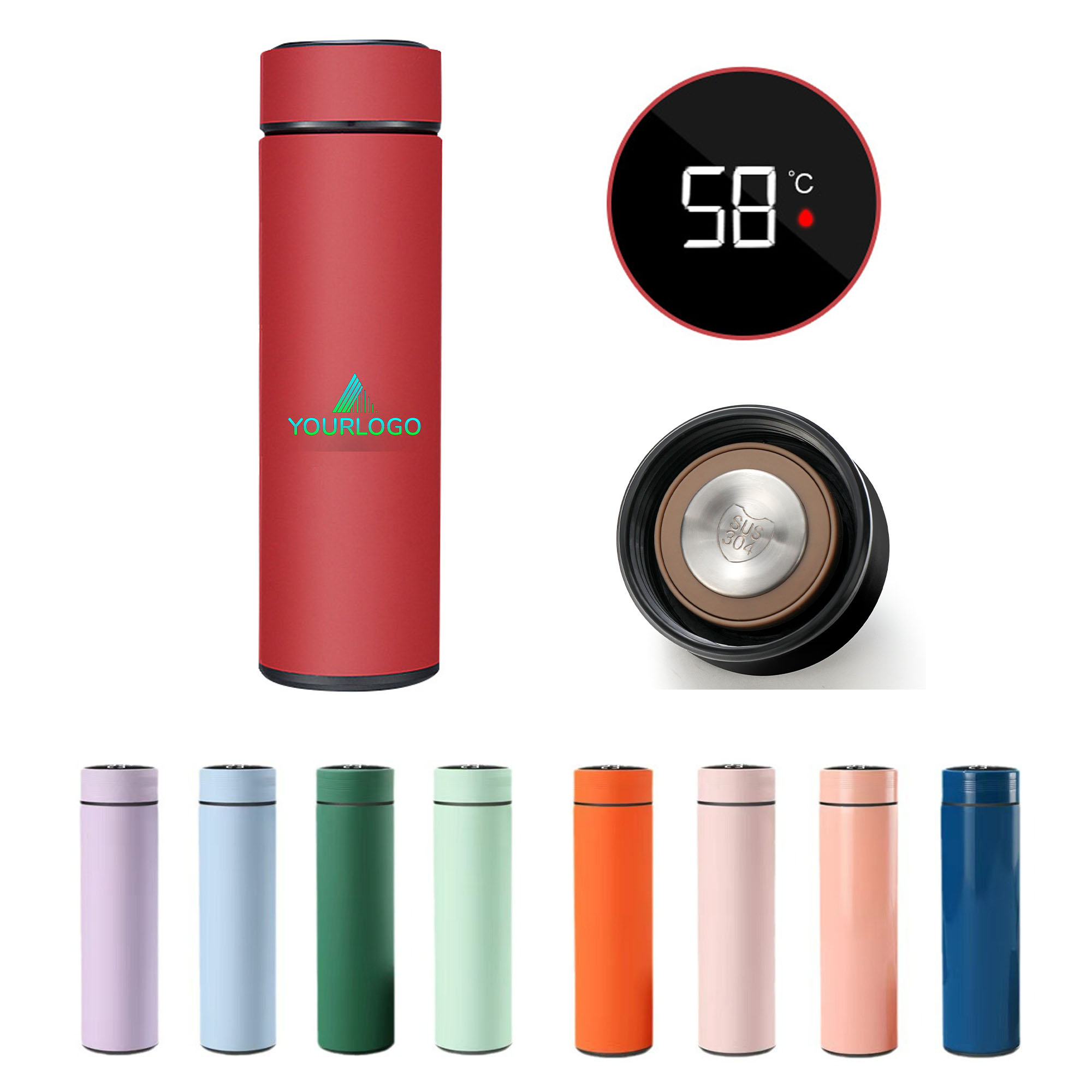 Insulated Temperature Display Tumbler 4