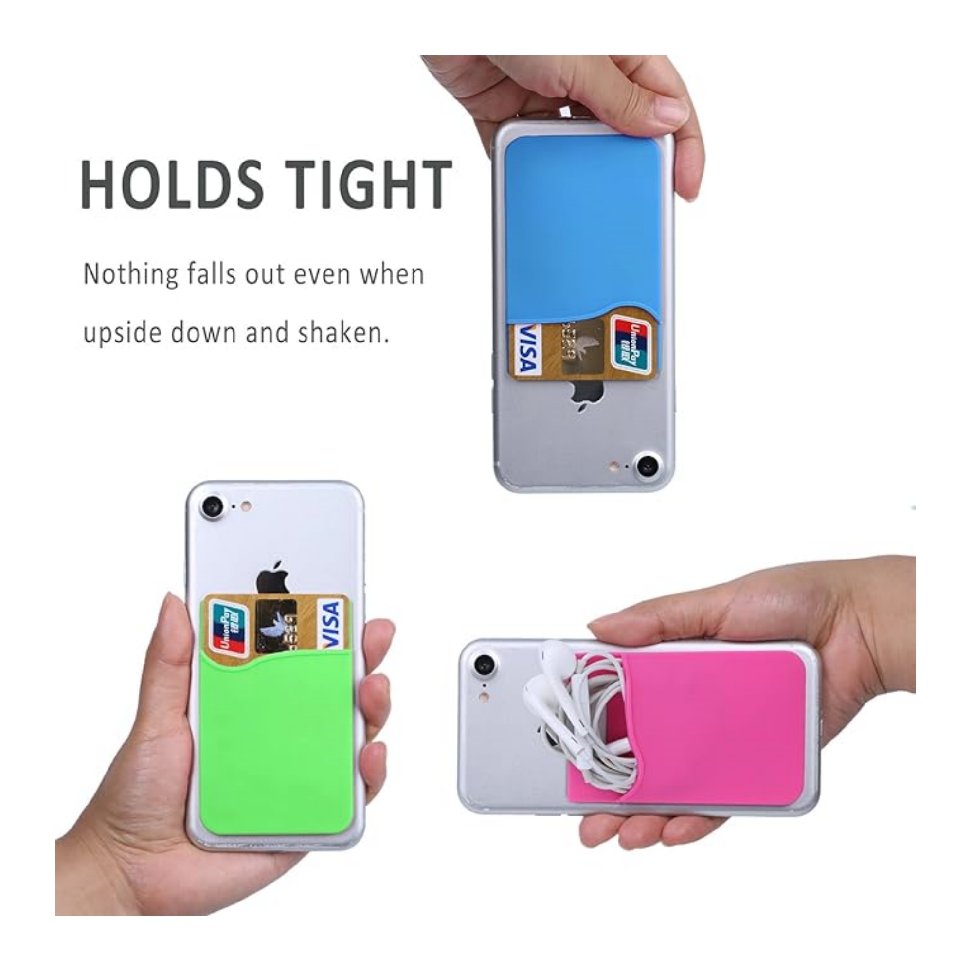 Silicone Card Sleeve For Cell Phone 4
