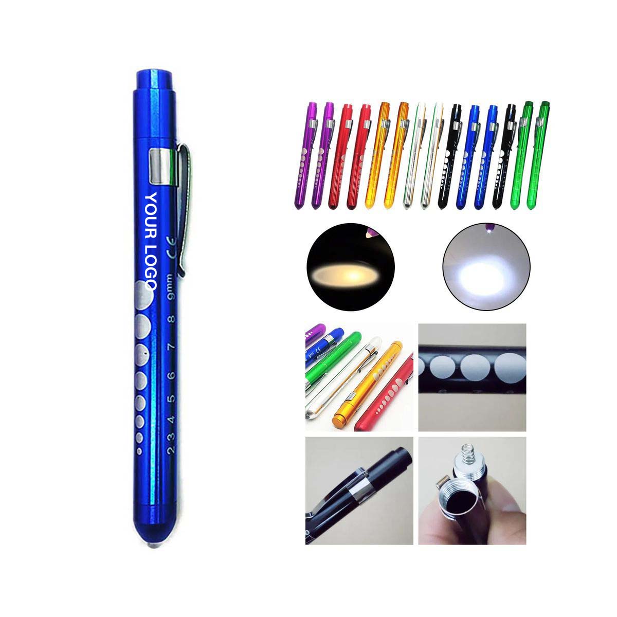 Medical LED Penlight with Clip and Branding Options 6