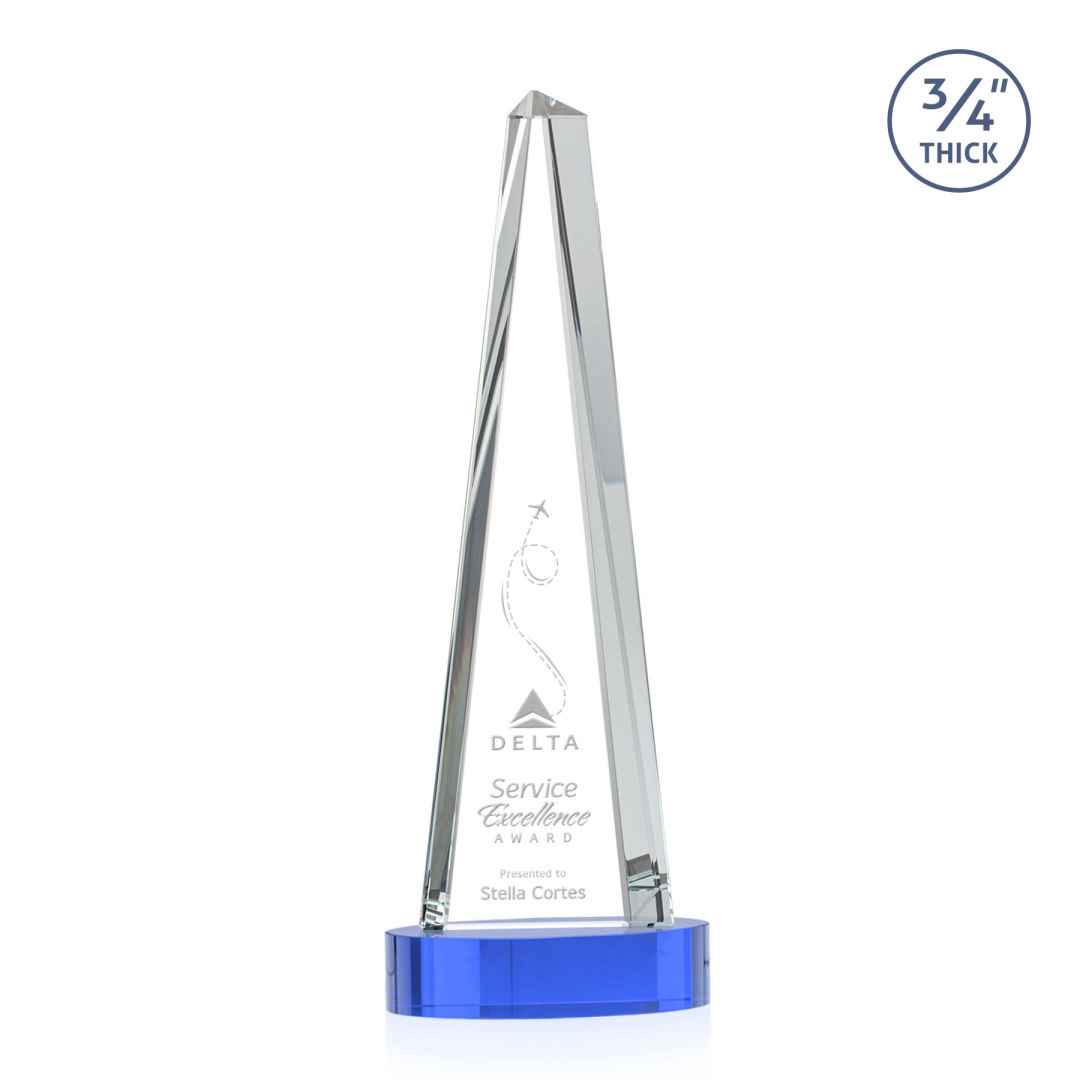 Majestic Tower Award on Alberton Base - Sky Blue 3