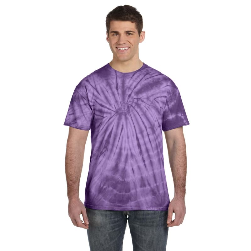 Tie-Dye Adult 5.4 Oz. 100% Cotton Spider T-Shirt 23