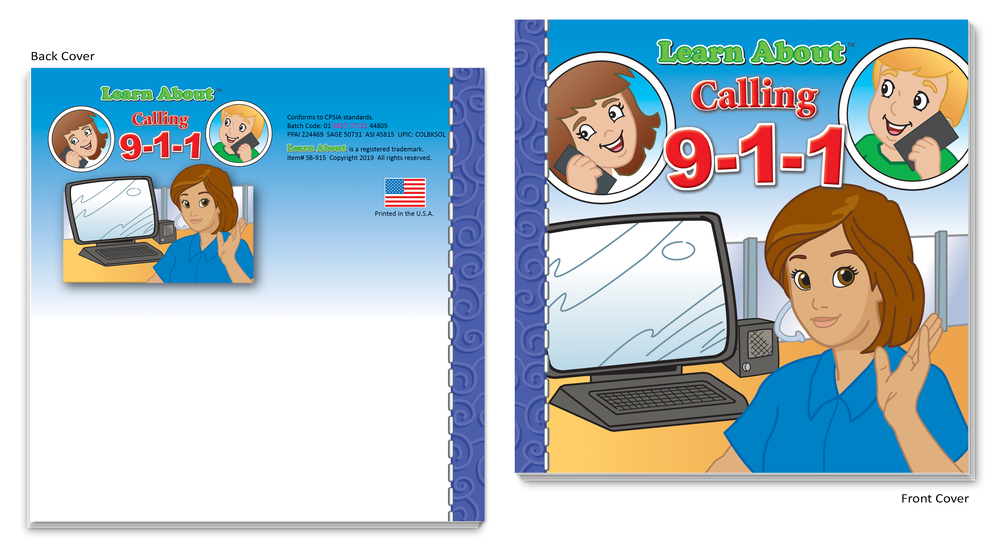 Learn About Calling 9-1-1 Storybook 5