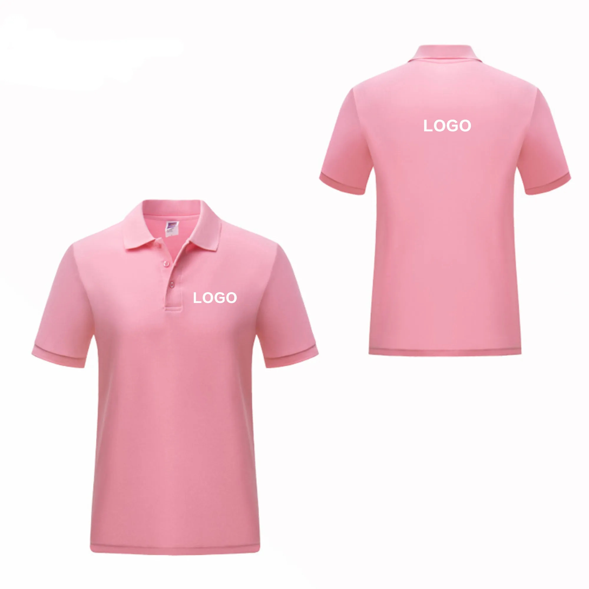 Customized Cotton Short-Sleeved Polo Shirt 1