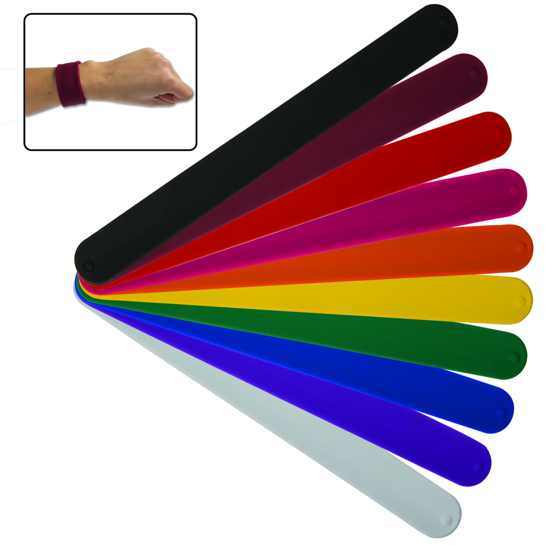 Silicone Slap Bracelet 1