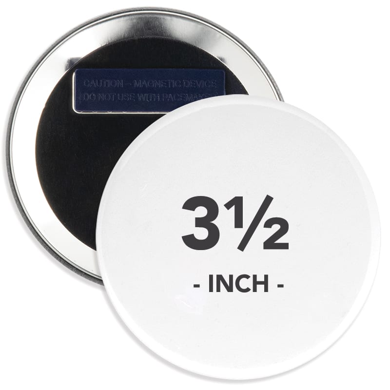3.5 Inch Round Wearable Clothing Magnet Buttons 1