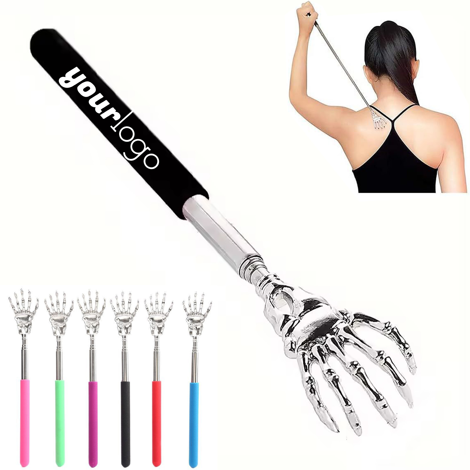 Extendable Stainless Steel Back Scratcher 6