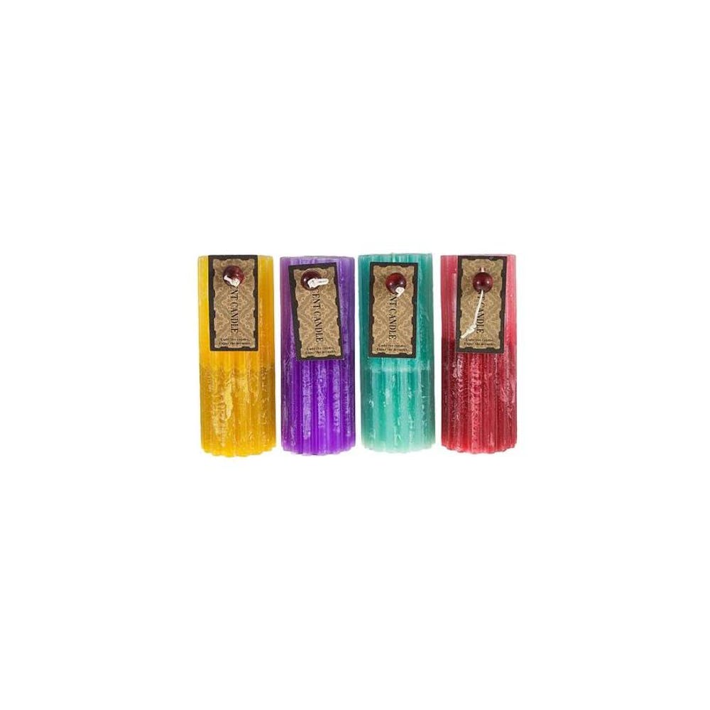 5" Scented Pillar Candles - 4 Colors 1