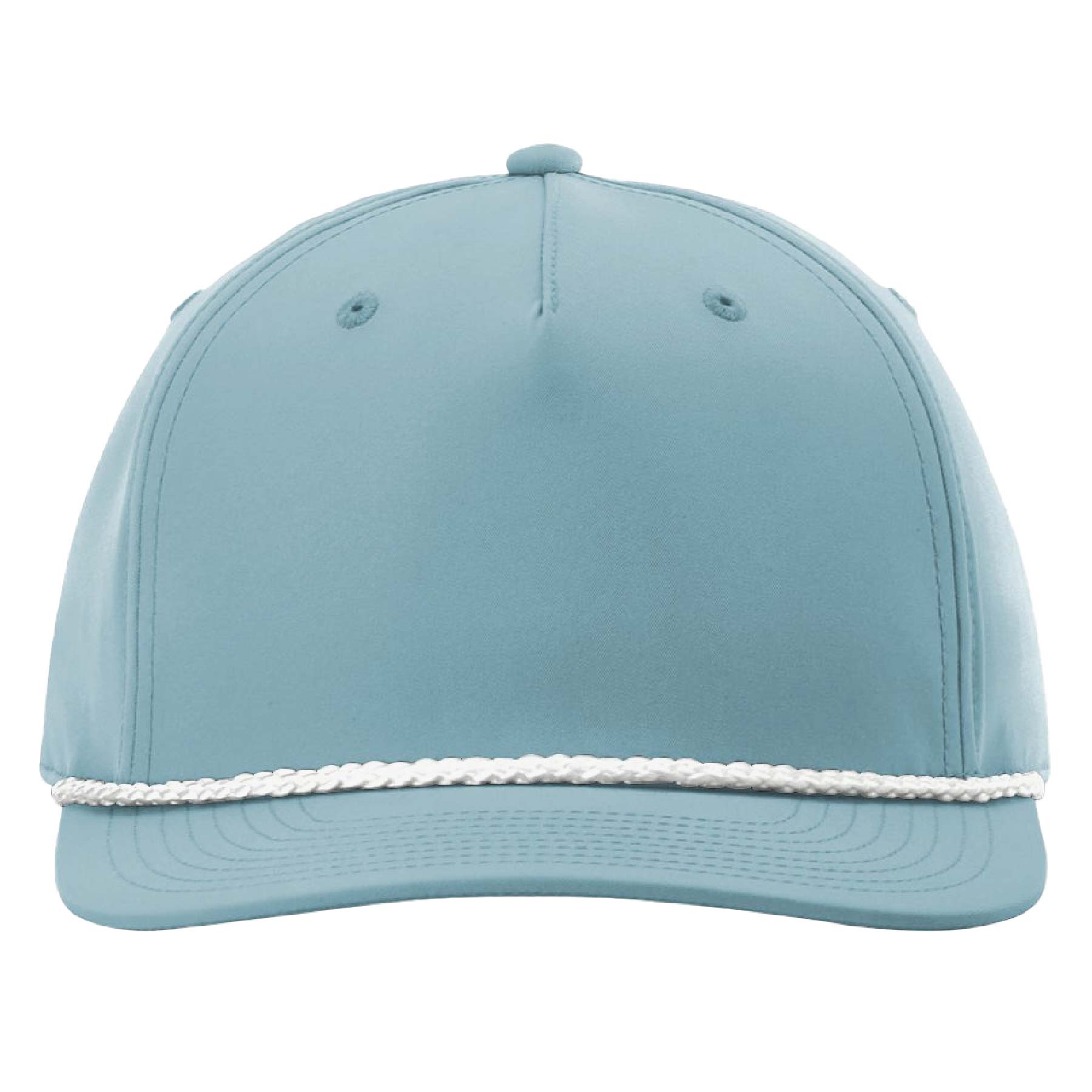 Richardson #258 Five Panel Rope Cap w/Leatherette Adhesive Patches or Embroidery 7