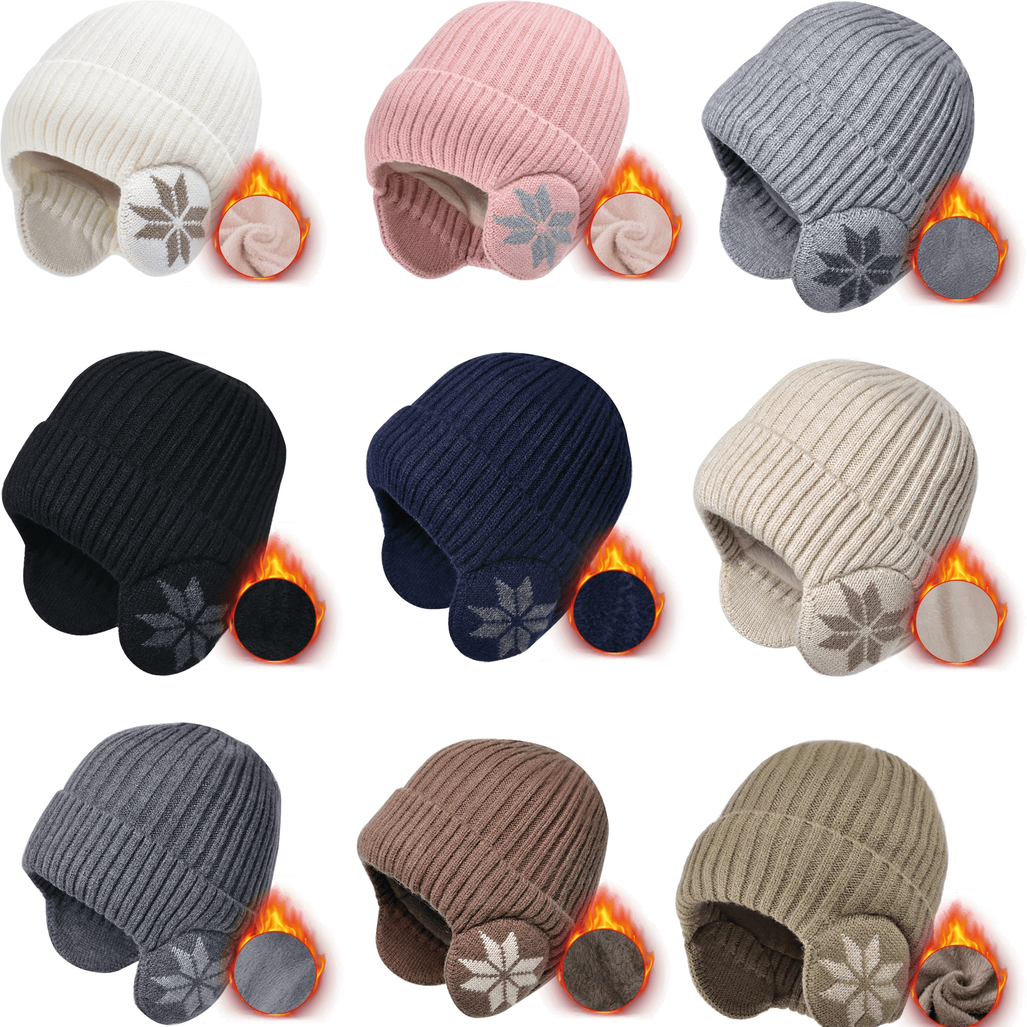 Unisex Winter Sports Acrylic Beanie 3