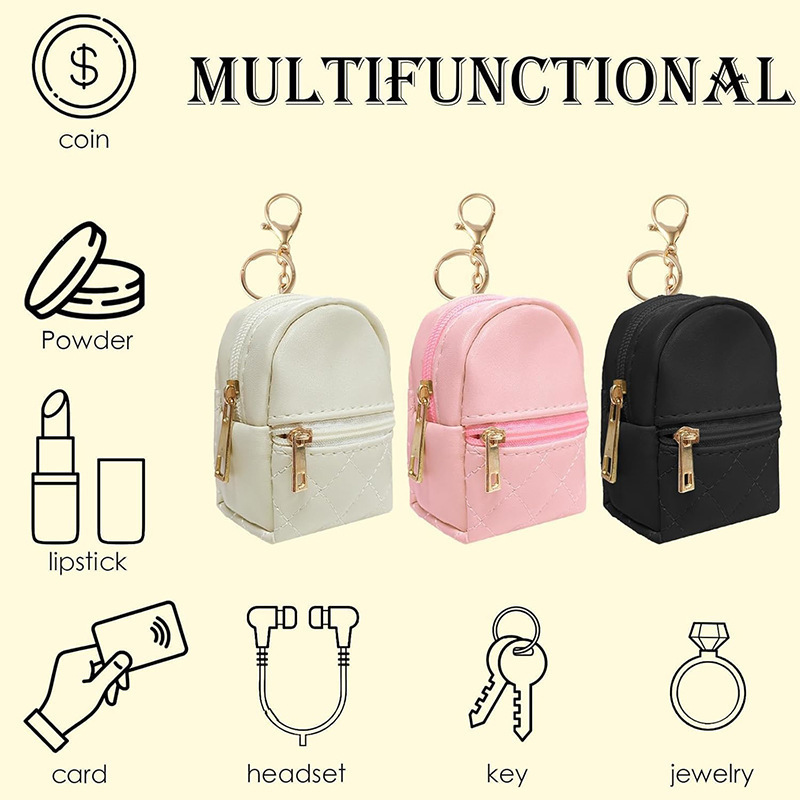 Mini Coin Bag Keychain 2