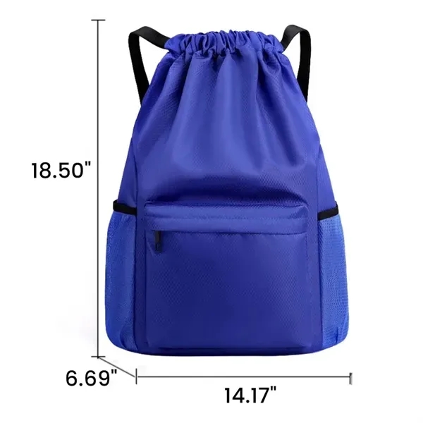 Waterproof Gym Drawstring Backpack 4